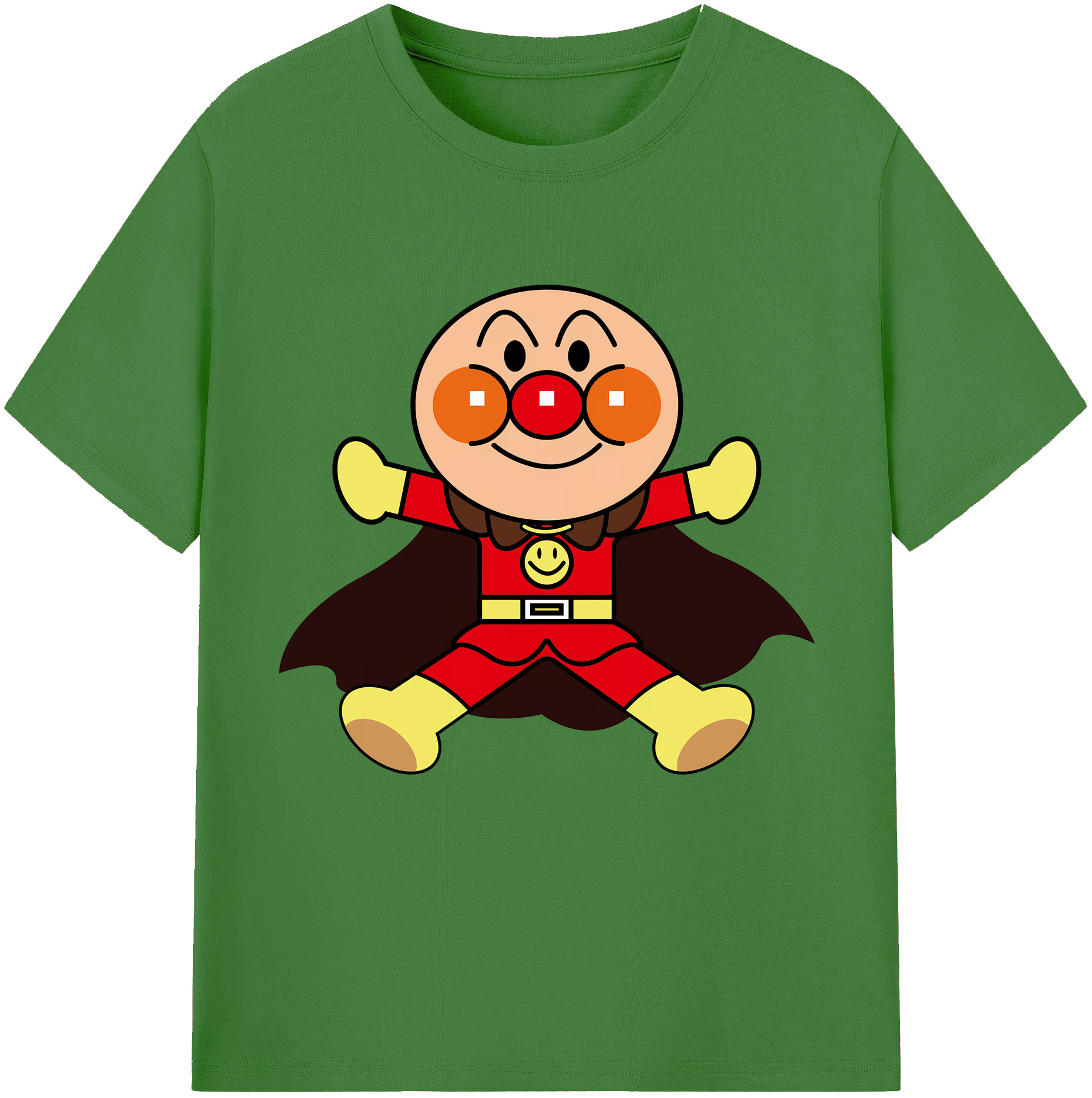 （画像用） アンパンマン Anpanman レディースカジュアルプリントTシャツ（綿100％）